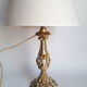 Lamp foot gilded wood