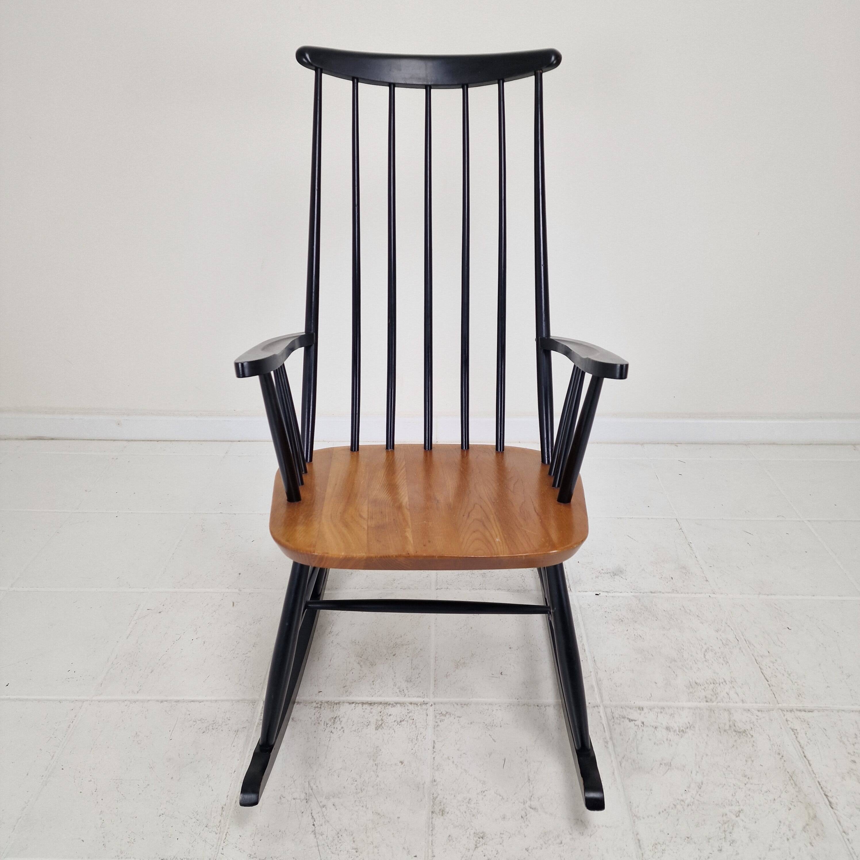 Rocking chair designed by Ilmari Tapiovaara for Asko, Finland, 1960's