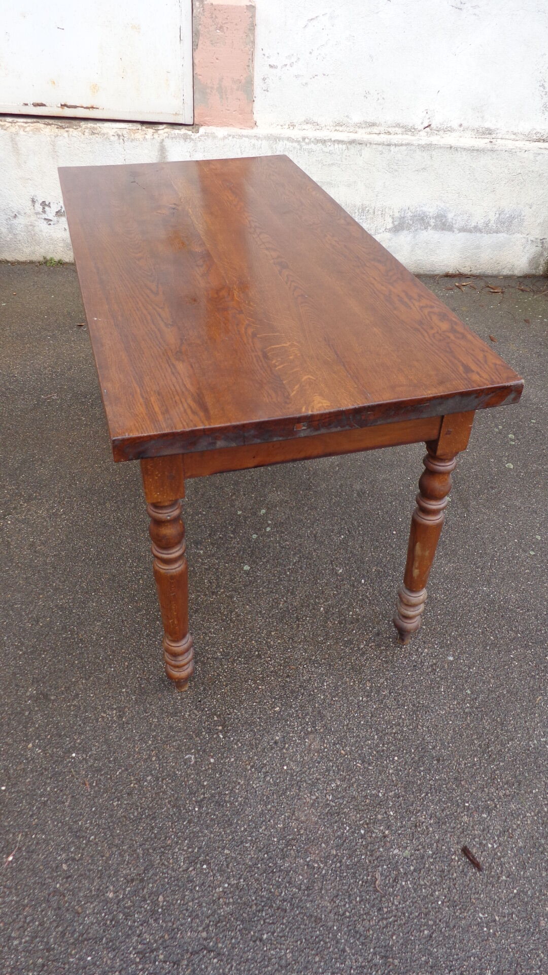 Wooden bistro table