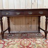 Desk - English mahogany console