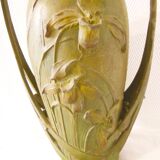 Vase signed Blanche Poccard de Saintilau, salon 1902, art nouveau