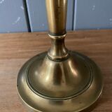 Old brass candle holder