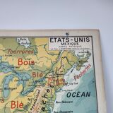 School map vidal lablache n 51