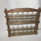 Vintage spice shelf