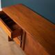 Retro 1960s Long White & Newton Teak Sideboard With Sliding Doors