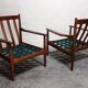 Pair of Scandinavian teak armchairs from the 60s