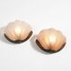 Pair of shell wall lights Art Deco 1930