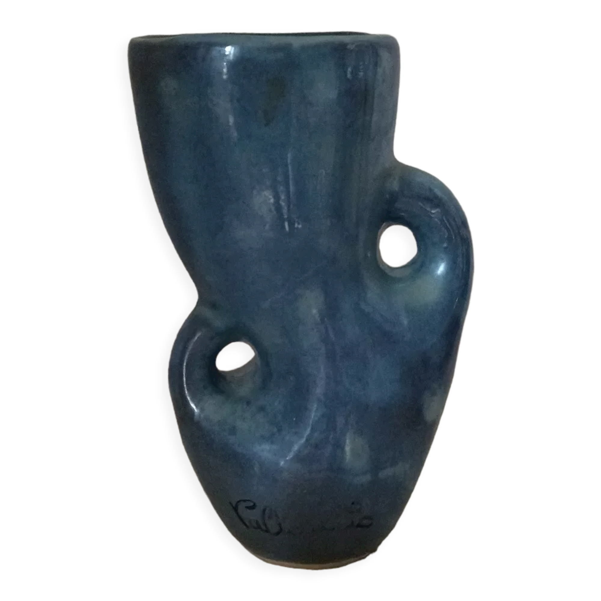 Vallauris ceramic vase 60s