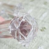 Set of 6 molded glass knife holders