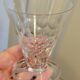 5 old glasses 1930 Verrerie Doyen Belgium model Lido faceted
