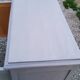 Parisian buffet patina gray 2 doors 2 drawers in solid poplar