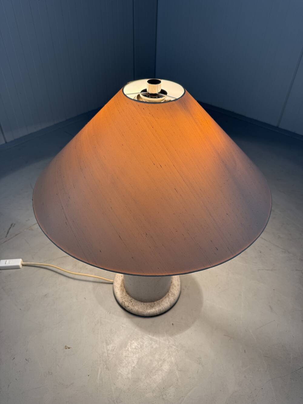 Large Italian travertine table lamp 1960’s