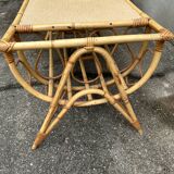 Table basse rotin