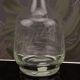 Vintage crystal carafe engraved with ears of wheat.