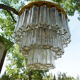 Design chandelier by Glashütte Limburg from 1960