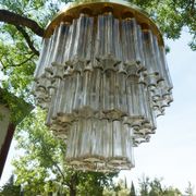 Design chandelier by Glashütte Limburg from 1960