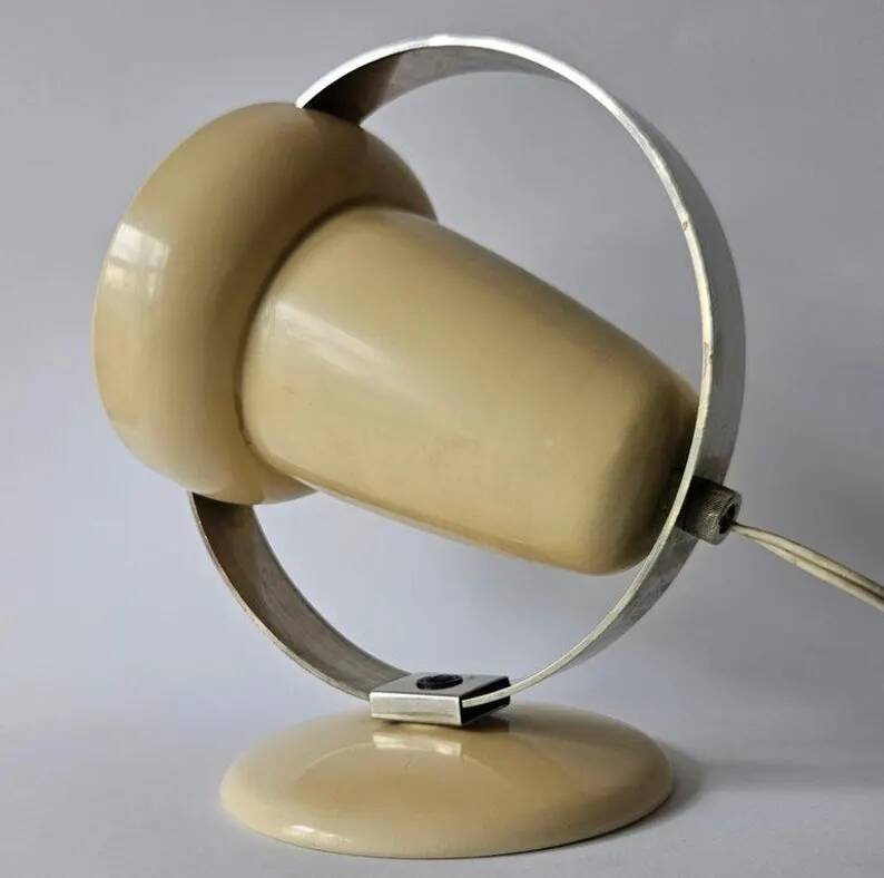 Midcentury Table or Wall Lamp Philips, Charlotte Perriand, Netherland, 1960s
