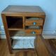 Art Deco bedside table oak