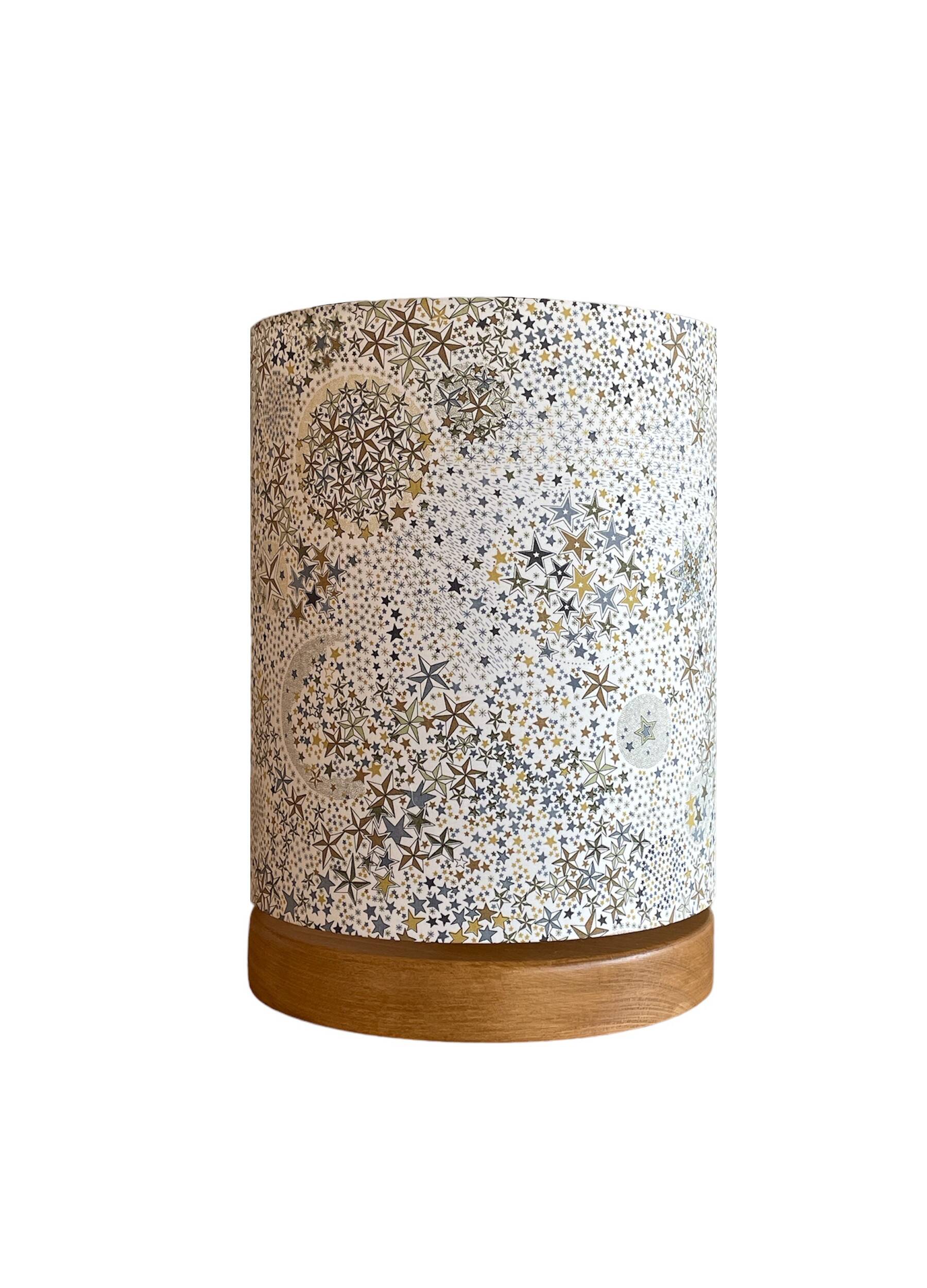 Lamp'angel Stars H30 D20 table lamp - Liberty fabric
