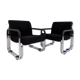 2 Cazzaro Bauhaus tubular steel armchairs