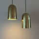 Vintage Danish Brass pendants - set of 2