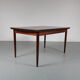 Extensive dining table in rosewood, manufactured in denmark, 1950s