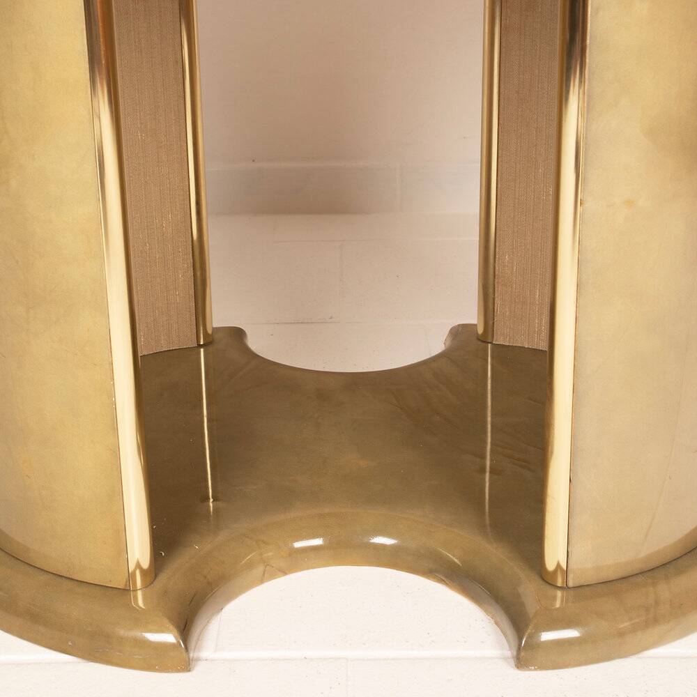 Angelo Mazzola parchment table produced by Ar.Vi Salpol
