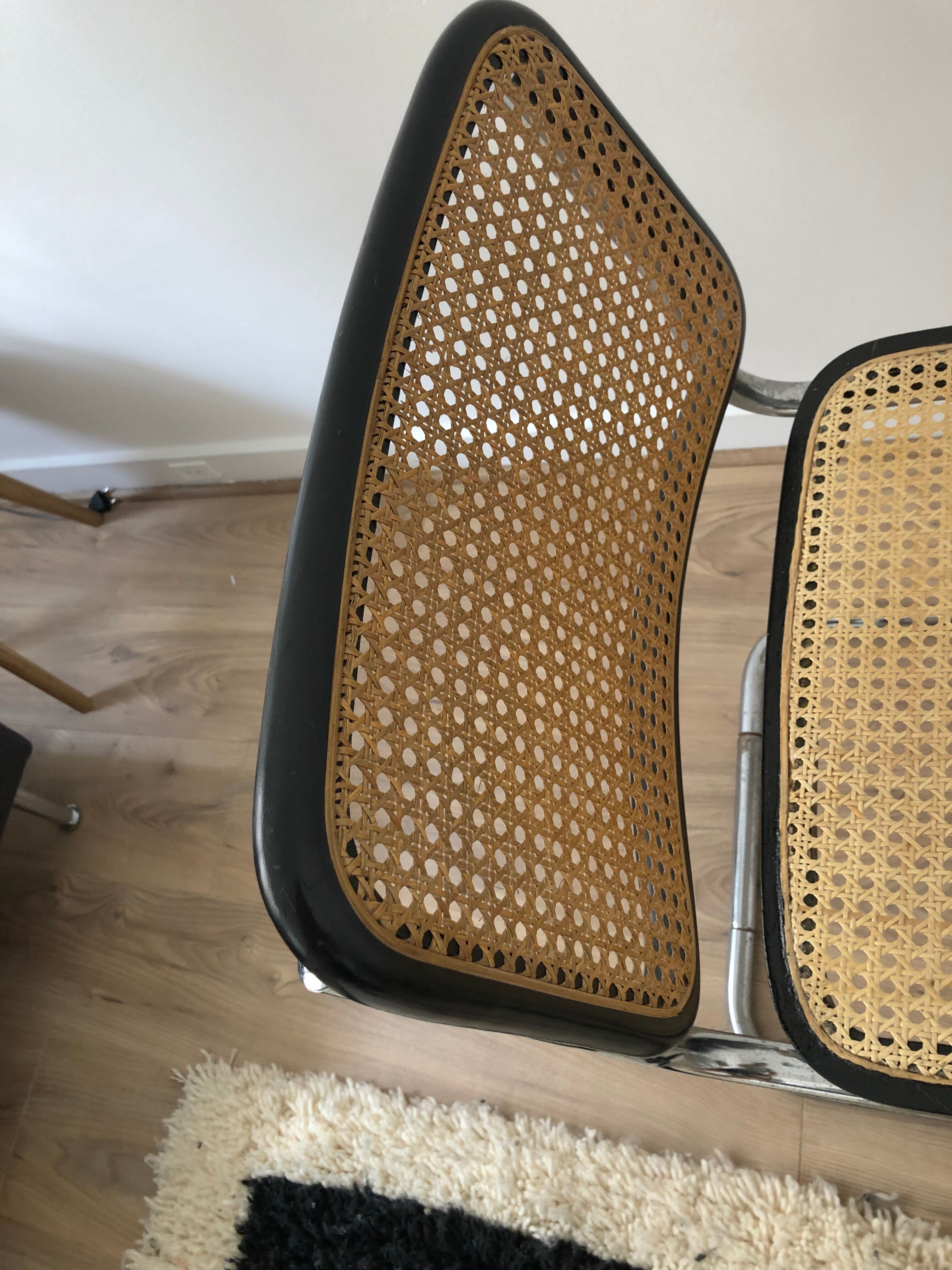 Marcel Breuer Cesca B32 black chair