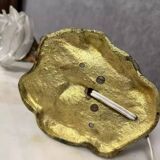 Large Art Nouveau Heron Lamp in bronze with double patina