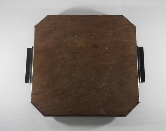 Art deco mirror tray