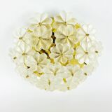 Mid-century floral ceiling light in Murano glass by Ernst Palme, Germany, 1970s
