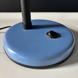 Lampe de bureau vintage en métal bleu