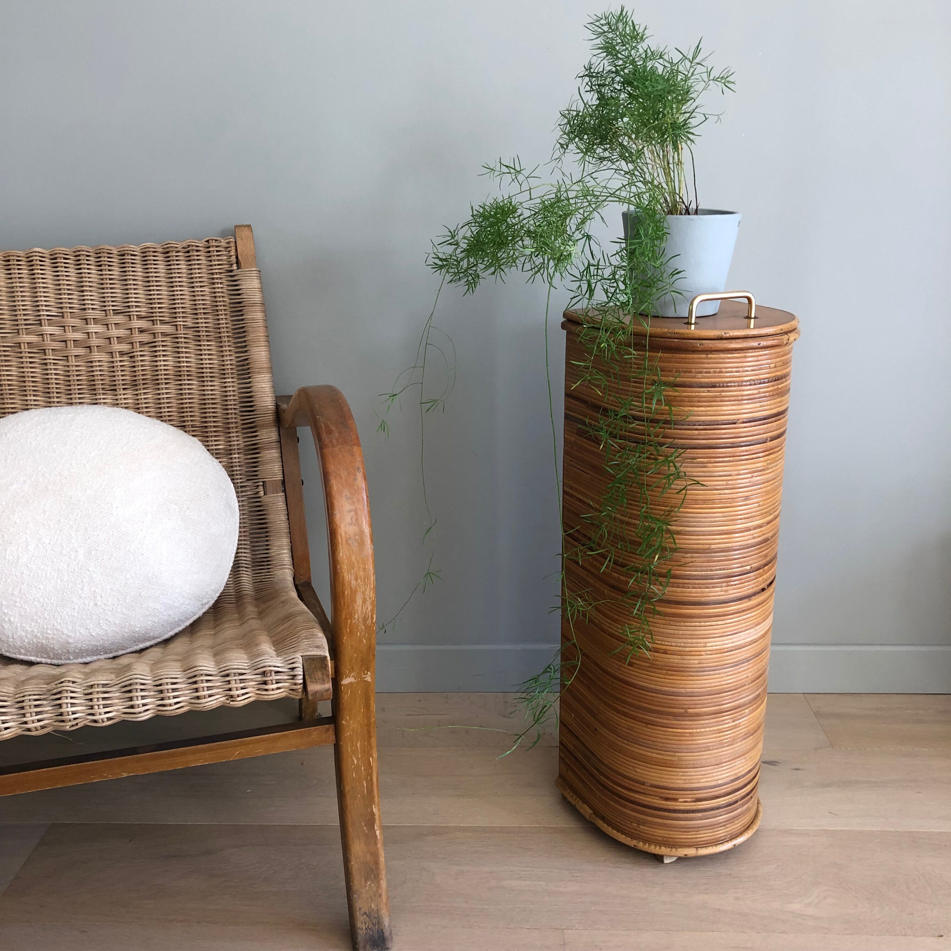 Bamboo bread hutch