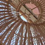 XXL rattan pendant light Natural rattan light