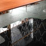 Teak Bar Cabinet with Harlekin Mirrors by Illum Wikkelsø