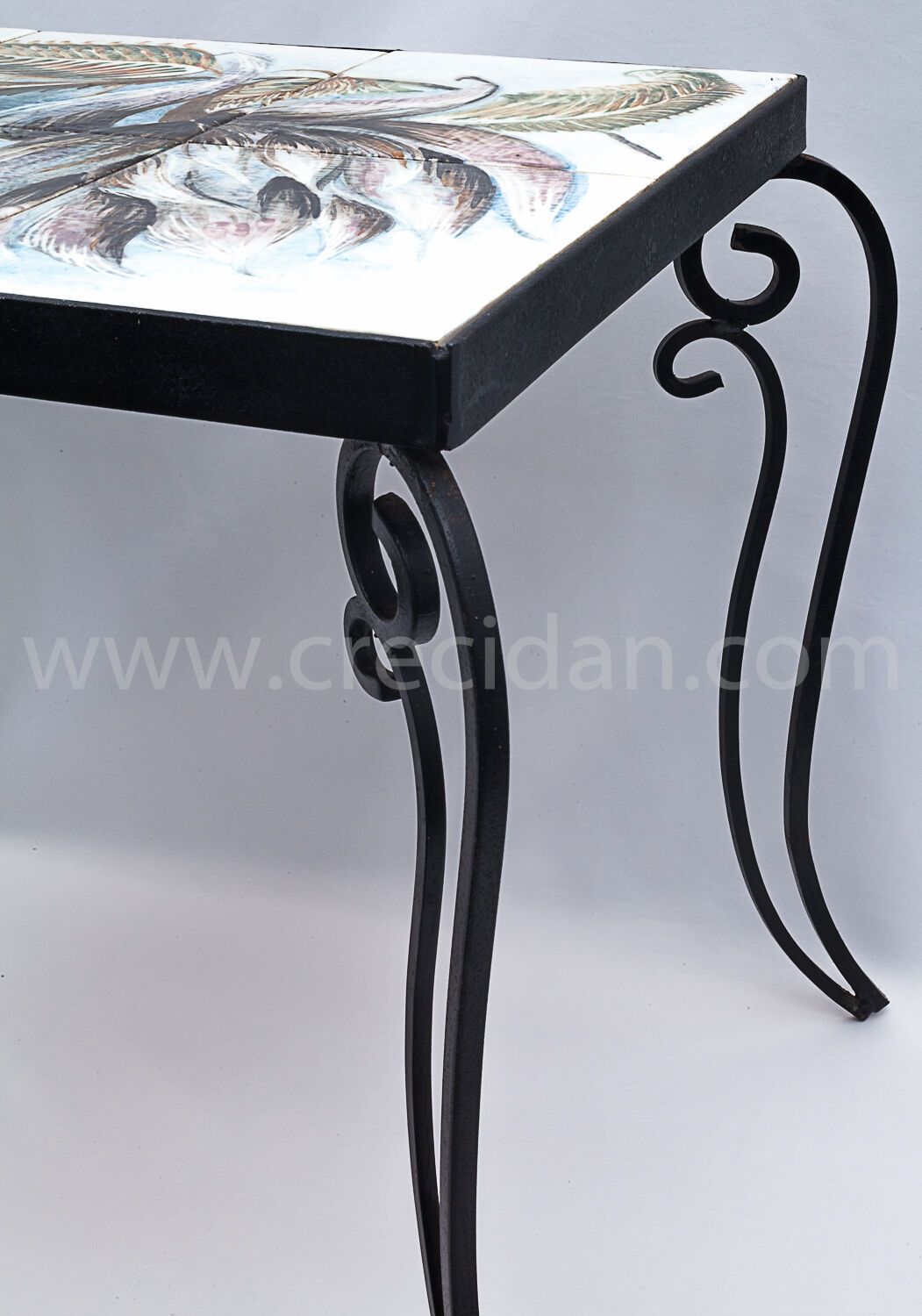 Wrought iron table