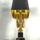 Empire style brass eagle table lamp by Lusterie Deknudt, 1970s