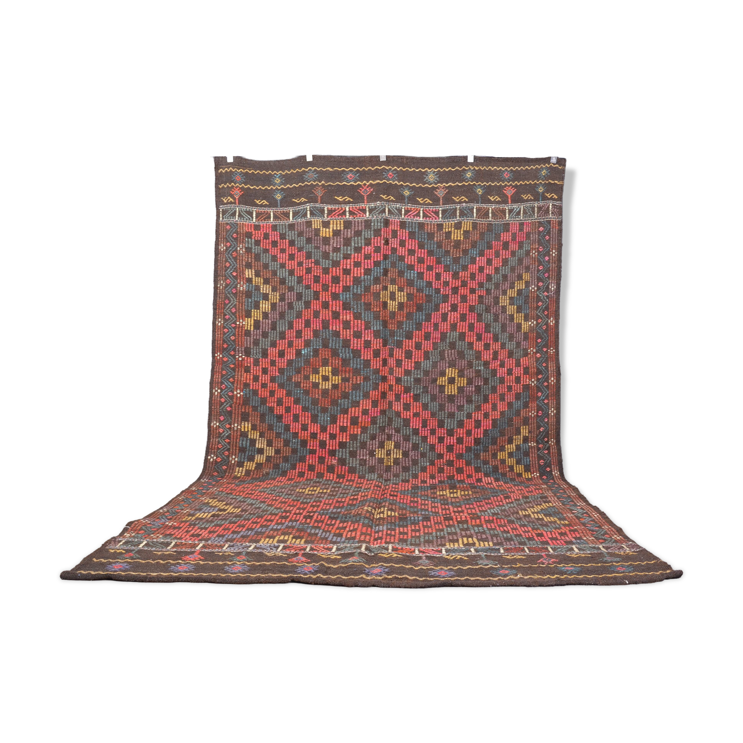 Oversize Anatolian Oushak Kilim Rug