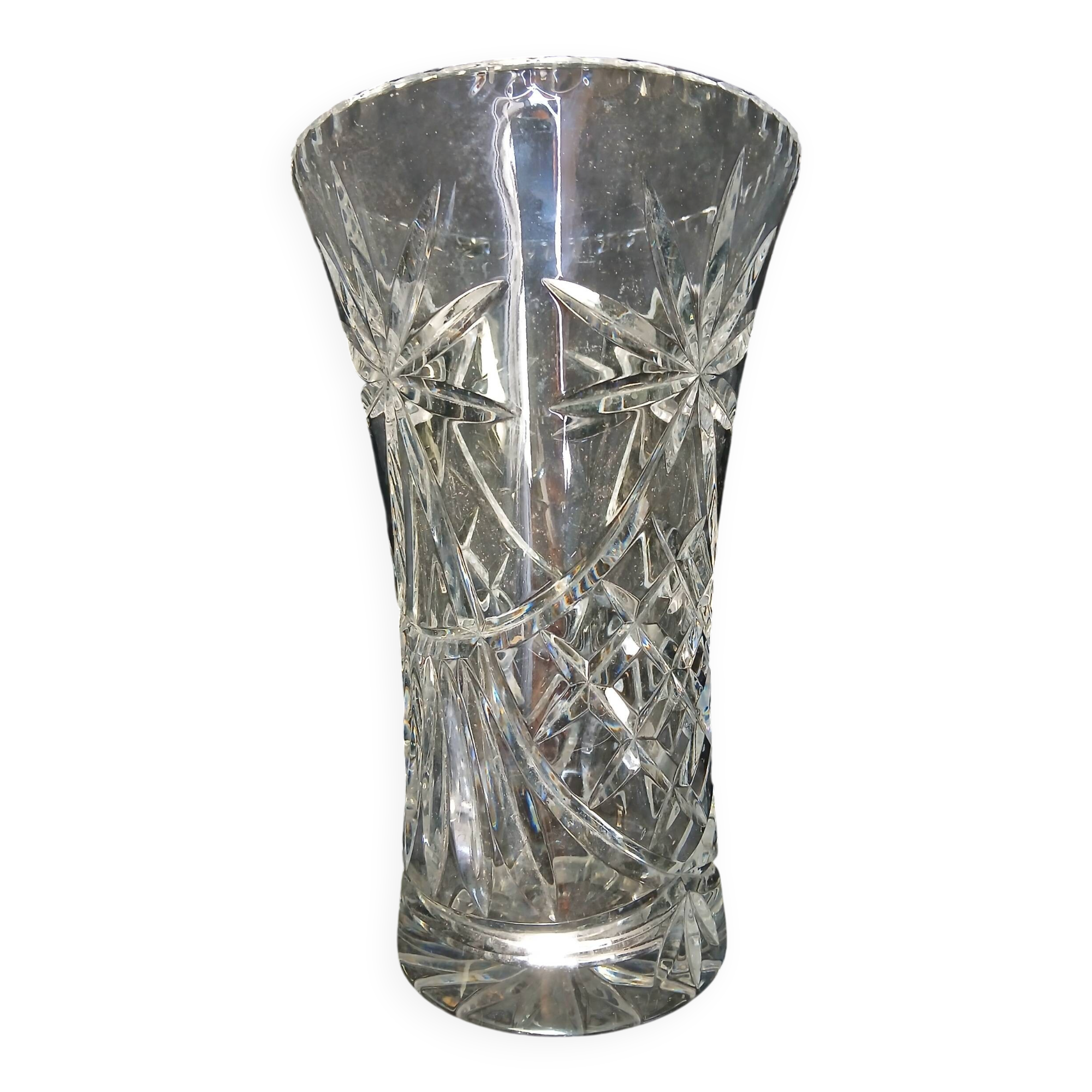 Vase cristal annees 70
