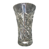 70s crystal vase