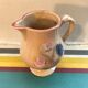 Former MBFA Pornic pitcher - ceramic handle and painted by Helena France vintage