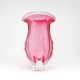 Mid-century modern vase, glass, designed by J. Hospodka, Czechoslovakia, 1960s