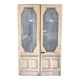 Porte vitrée Art Déco à double battant