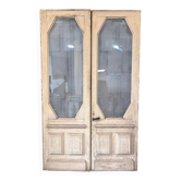 Art Deco double-leaf glass door
