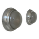Pair of vintage art deco wall lights, chrome and sandblasted glass, France 1930