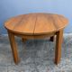Table ronde en orme massif années 70 Maison Regain