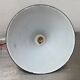 Lot 3 old industrial conical suspensions emaillees 25 cm