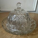 Ancienne cloche à fromage et son plat