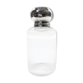 Crystal and silver toilet bottle Saglier Frères