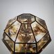 Lampe à suspension Achthoekige Deknudt Hollywood Regency Stijl 1980